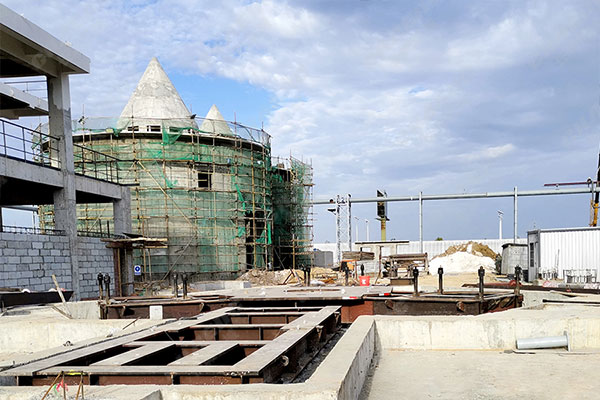 安徽年產(chǎn)60萬噸鋼渣線項(xiàng)目安裝現(xiàn)場(chǎng) 安徽年產(chǎn)60萬噸鋼渣線項(xiàng)目安裝現(xiàn)場(chǎng)