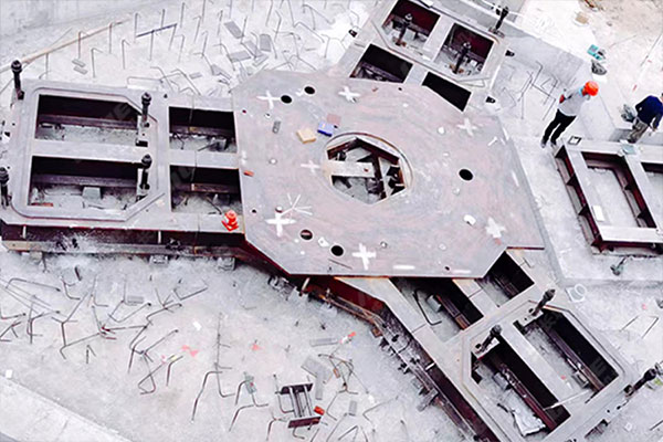 安徽年產(chǎn)60萬噸鋼渣線項(xiàng)目安裝現(xiàn)場(chǎng) 安徽年產(chǎn)60萬噸鋼渣線項(xiàng)目安裝現(xiàn)場(chǎng)